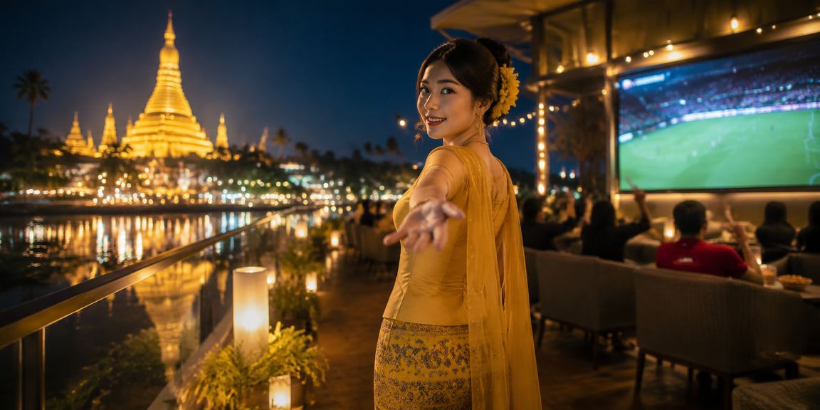 ရန်ကုန် ရွှေတိဂုံဘုရားအနီး ကာစီနိုအပန်းဖြေမြင်ကွင်း